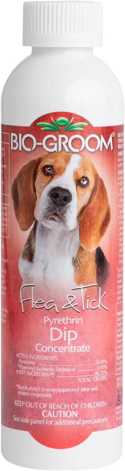 BIO-GROOM Flea and Tick Pyrethrin Dip Dog/Cat Concentrate, 1-Gallon (BG2528 91)
