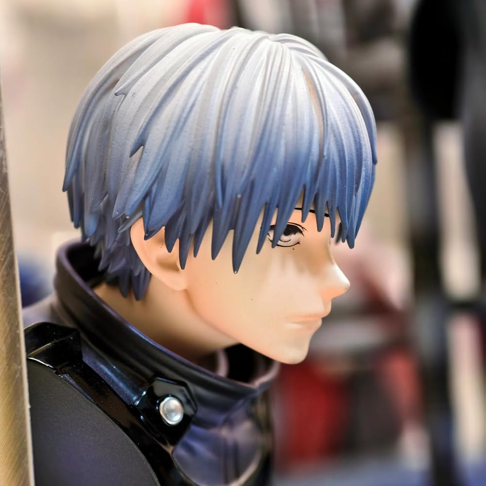 Kaneki Ken figurka anime, 18,5 cm PCW model kolekcjonerski z wymienną głową i akcesoriami, dekoracja biurka, prezent dla fanów anime