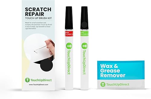 Vista 140 de TouchUpDirect PRC Firecracker - Pintura de retoque compatible con Jeep Exact Match - Kit de pinceles Rojo Petardo