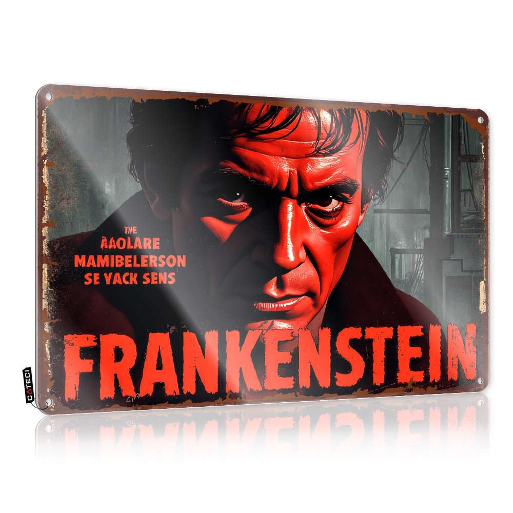 Frankenstein: A Modern Retelling Decor Print | Weathered Must Haves Decorative Wall Art(30X40CM)