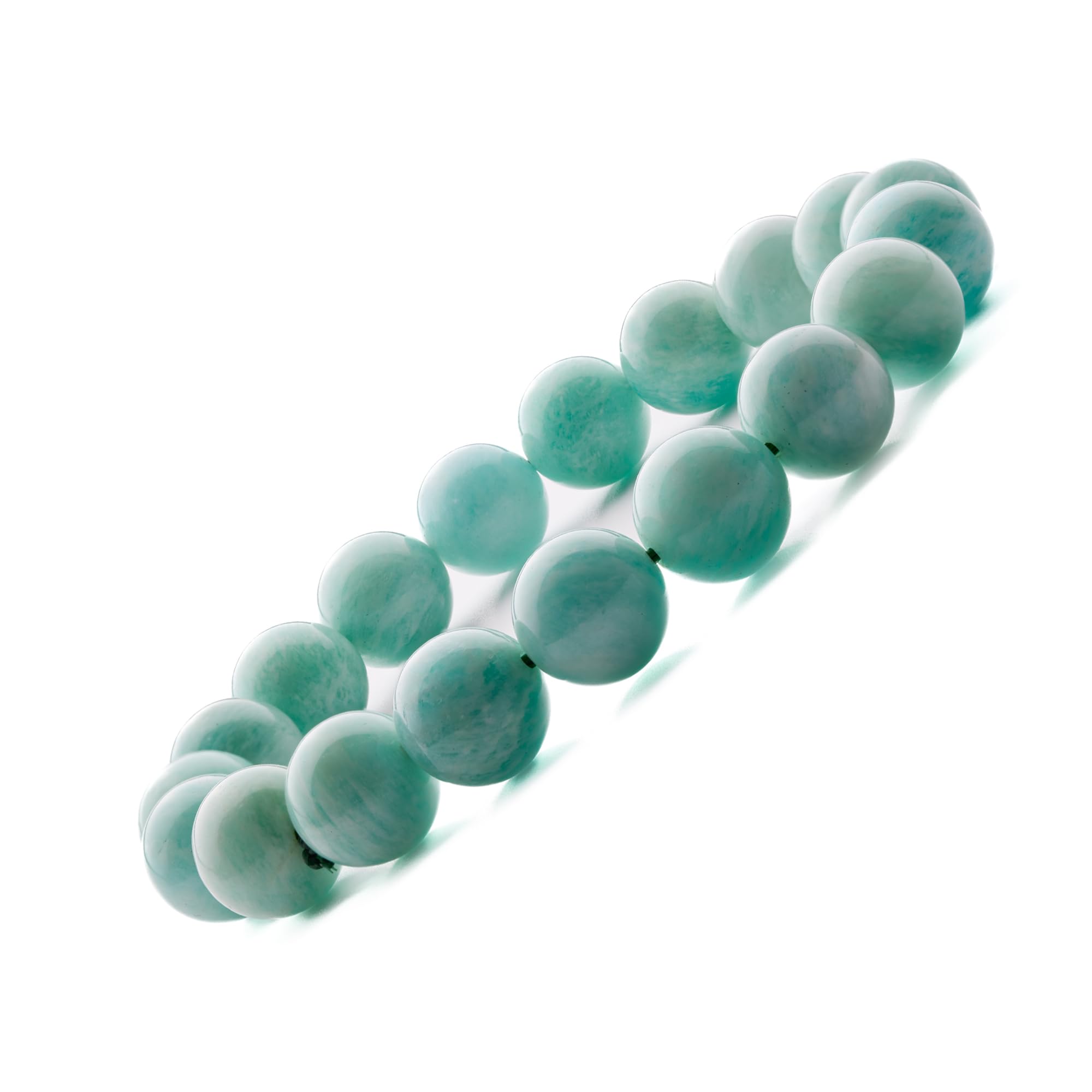 Plus Value Amazonite Bracelet for Creativity, Recovery & Positivity, Reiki & Healing Crystal Products for Men Women Boys and Girls (Beads Size: 10mm, Jute Bag) (B083KJ3543) Amazon Price History, Amazon Price Tracker