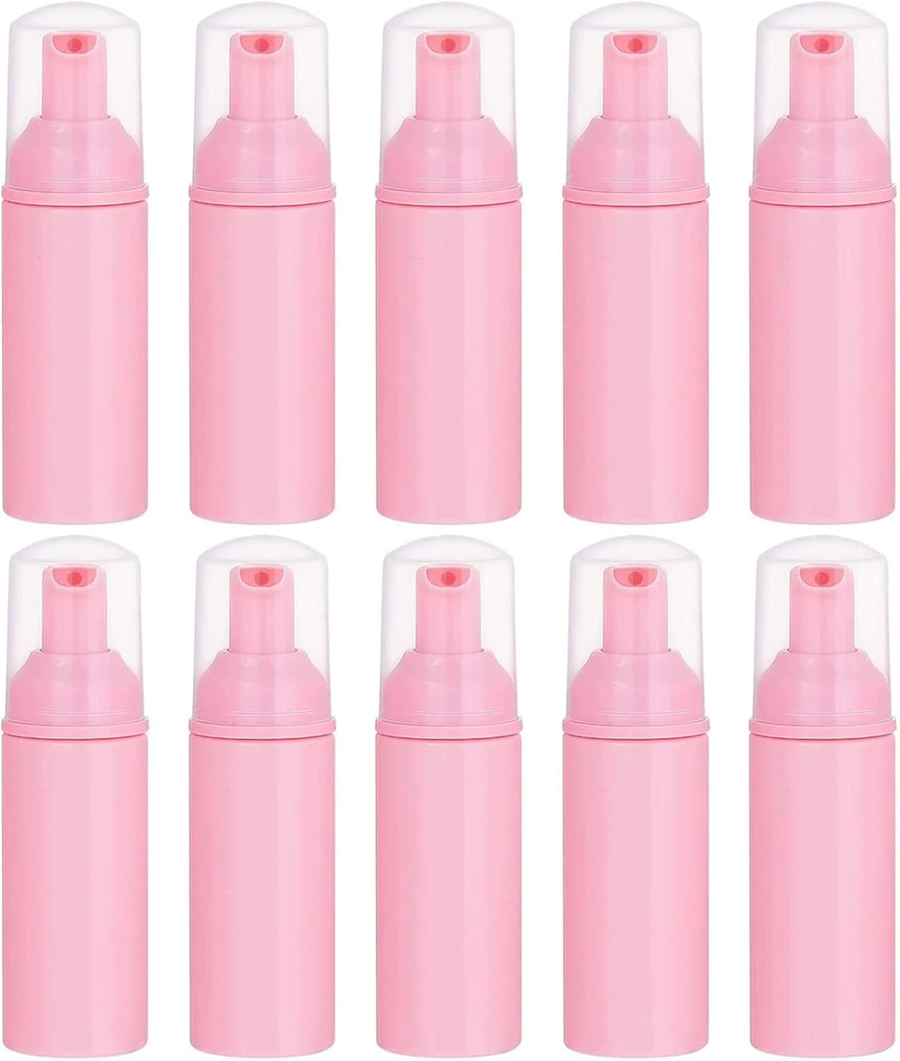 50 Pack Travel Plastic Foam Bottles Soap Refillable