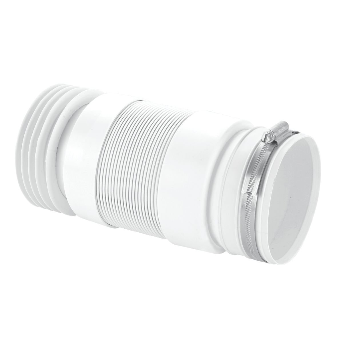 McAlpine WC-F21R Flexible WC Pan Connector White 110mm