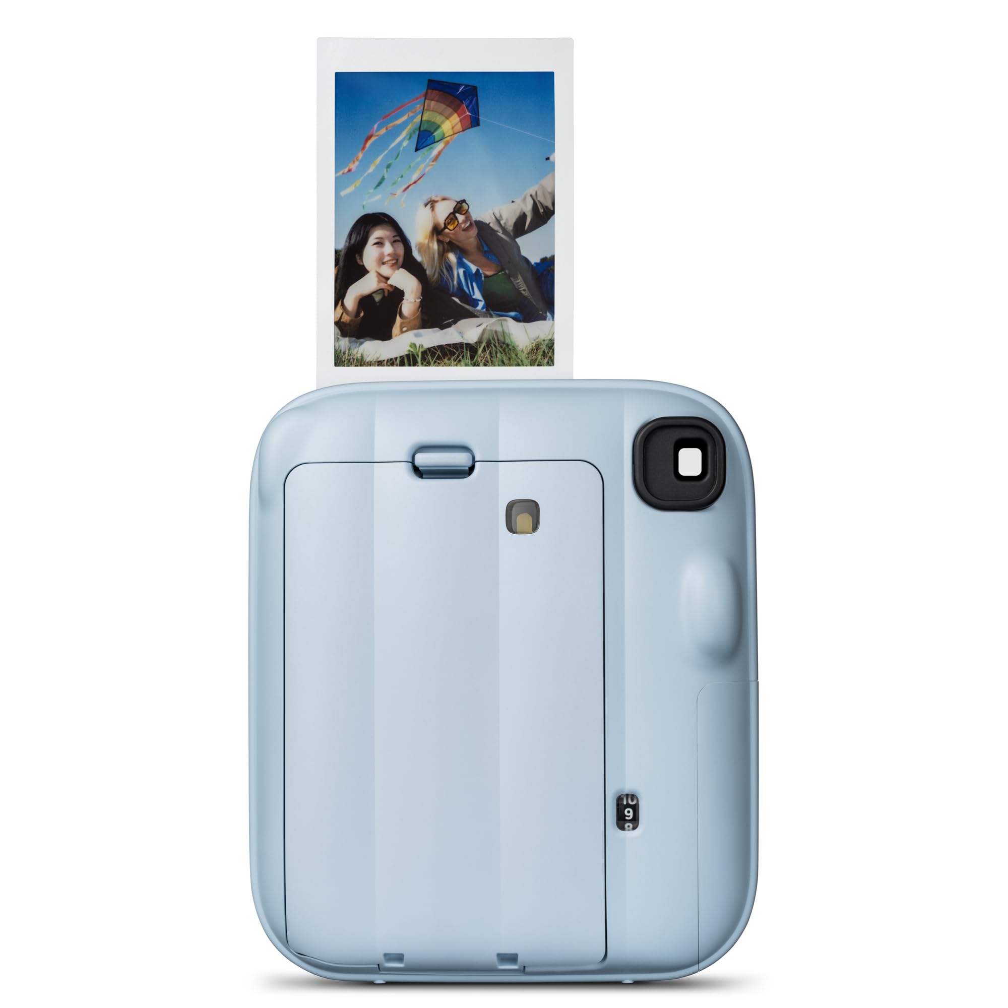 Appareil Photo instantané instax Mini 13 avec Flash Automatique intégré, Miroir pour Selfies intégré, Mode Gros Plan et retardateur, Bleu Glacé