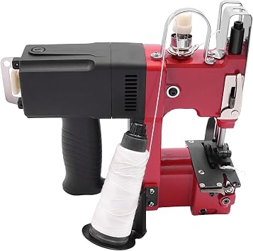 Bag Sewing machine, Portable Bag Closer Closing Machine, GK9-890 Automatic Woven Bag Closer Packing Machine for Knitted Leather Snakeskin Bag Sack 110V