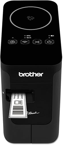 Impresora Brother PTP750W, etiquetadora inalámbrica, 1.18, negra