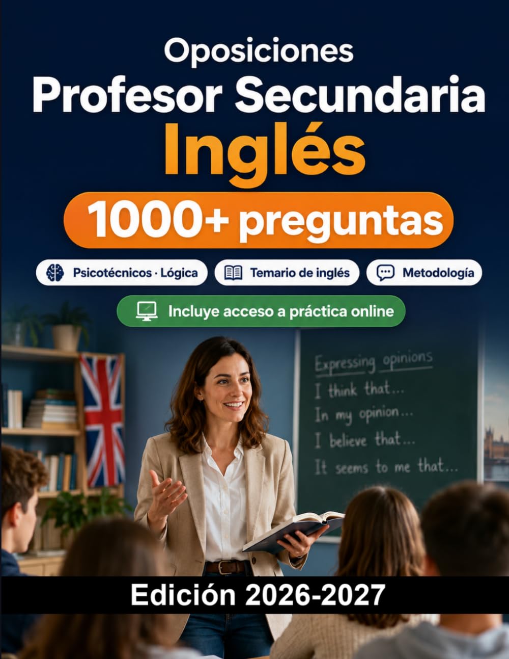 Oposiciones Profesor Secundaria Inglés: Temario de inglés, lingüística, literatura, metodología, programación didáctica, situaciones de aprendizaje y defensa oral