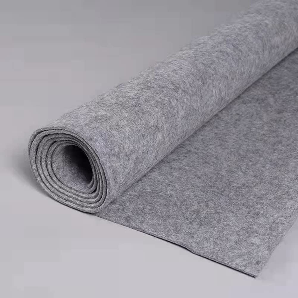 SHTGOI 1 stuks wolvilt, 5 mm dik, 120 cm x 100 cm, viltstof, knutselvilt, stofrol, vliesrol, decoratiestof, viltwol, handwerk, vilt voor doe-het-zelf handwerk, patchwork, naaien, tafeldecoratie, grijs SHTGOI 1 stuks wolvilt, 5 mm dik, 120 cm x 100 cm, viltstof, knutselvilt, stofrol, vliesrol, decoratiestof, viltwol, handwerk, vilt voor doe-het-zelf handwerk, patchwork, naaien, tafeldecoratie, grijs