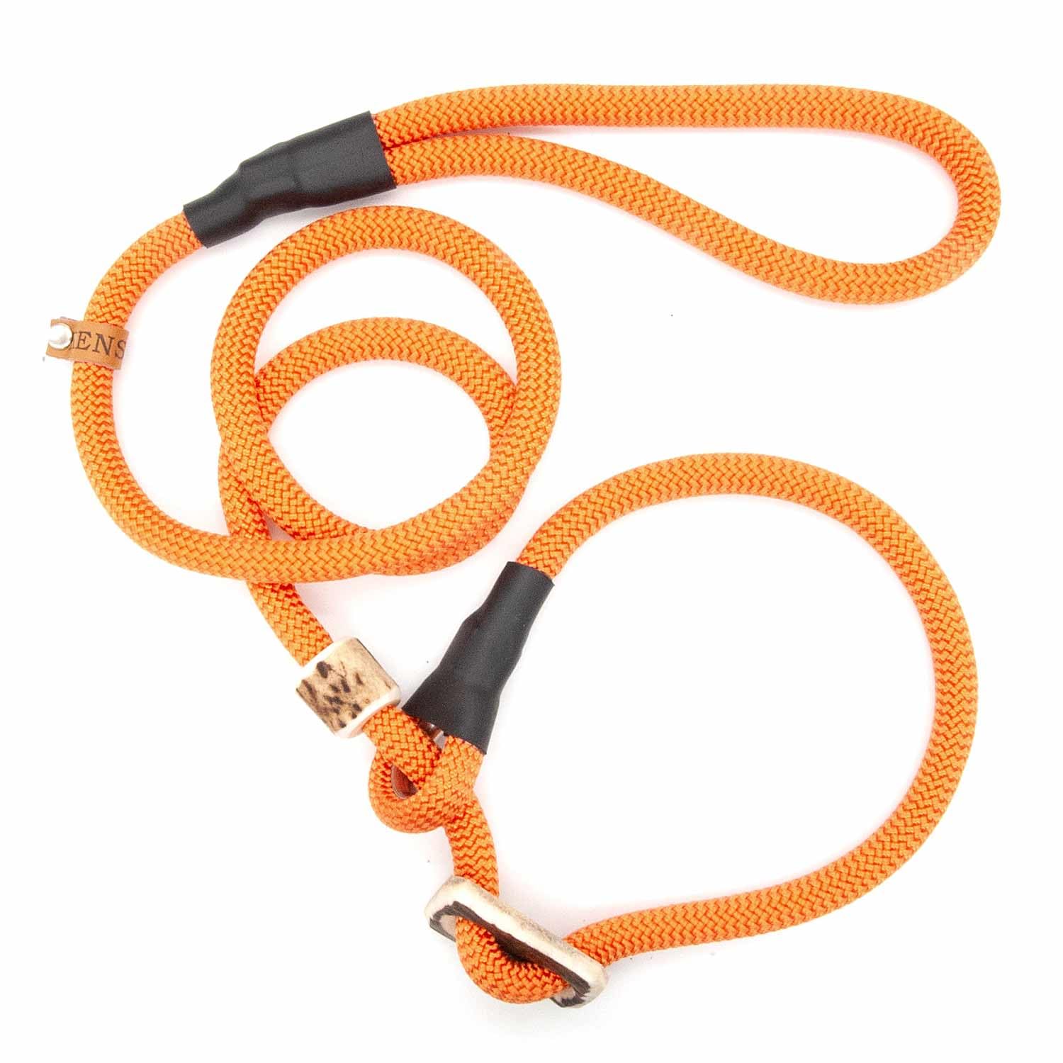 Retriever-Leine/Moxonleine Sporty-Style | robuste Hundeleine aus Tau mit Klemme & Halsbandfunktion | 10mm – Ultra stark & wetterfest für Powerhunde | Training, Alltag & Dummyarbeit