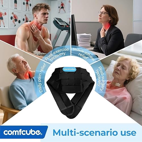 Miniatura 6 de Bolsa de hielo para el cuello para el dolor cervical y la refrigeración, 2 horas de larga duración bolsa de hielo frío para lesiones en el cuello