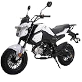 X-PRO 125cc Motorcycle Bike Dirt Bike 125cc Gas Motorcycle Bike Street Bike Adults Dirt Bike Dirtbike,White
