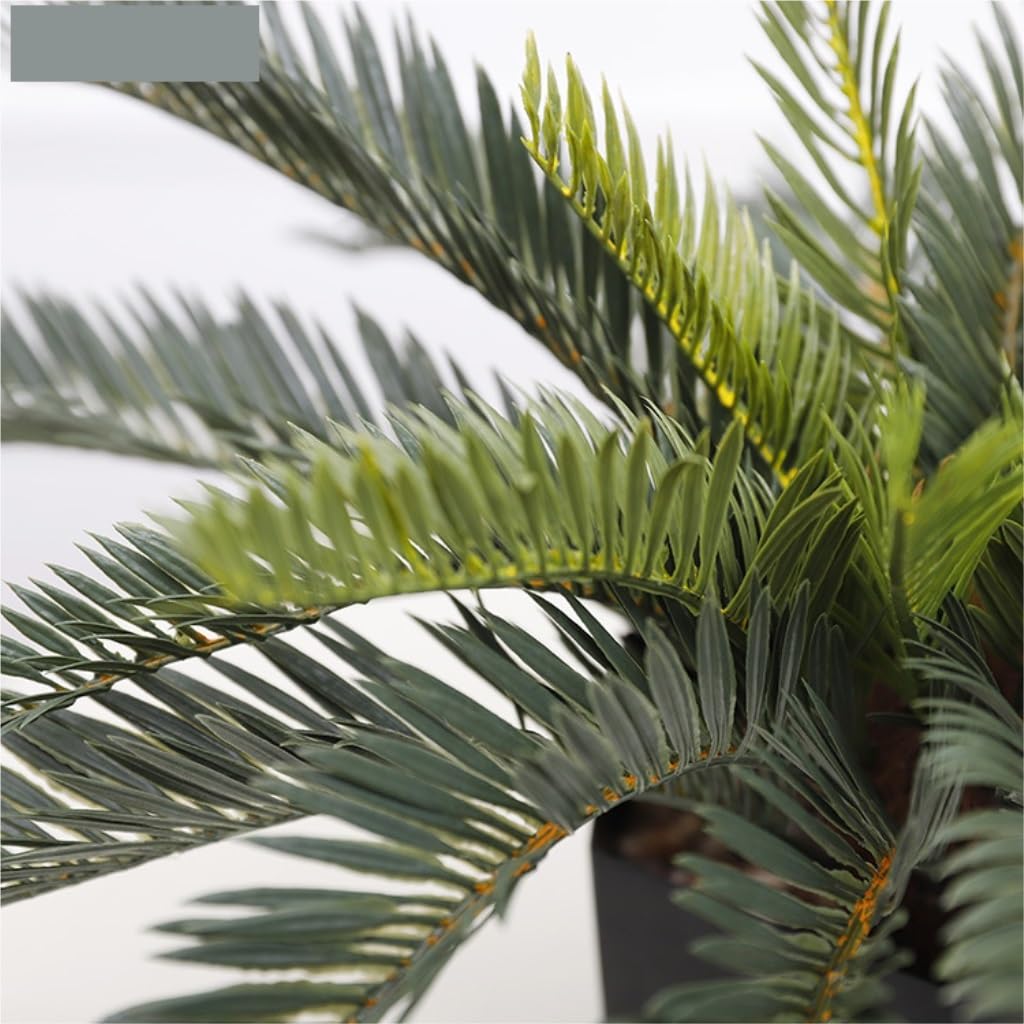 Symulacja rośliny doniczkowe symulowane żelazne drzewo kokosowe roślina drzewo doniczkowe do wnętrz zielone bonsai sztuczny kwiat dekoracja sztuczne liście sztuczne bo