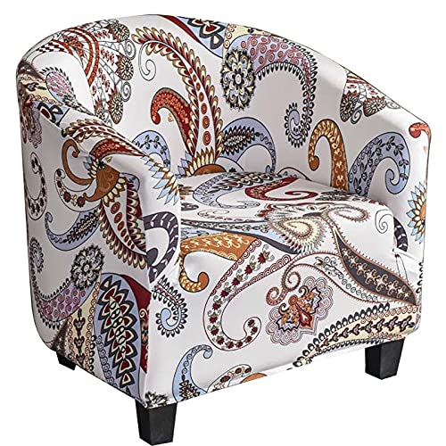 Sesselschoner Club Chair Cover Stretch Sesselüberwurf Muster...