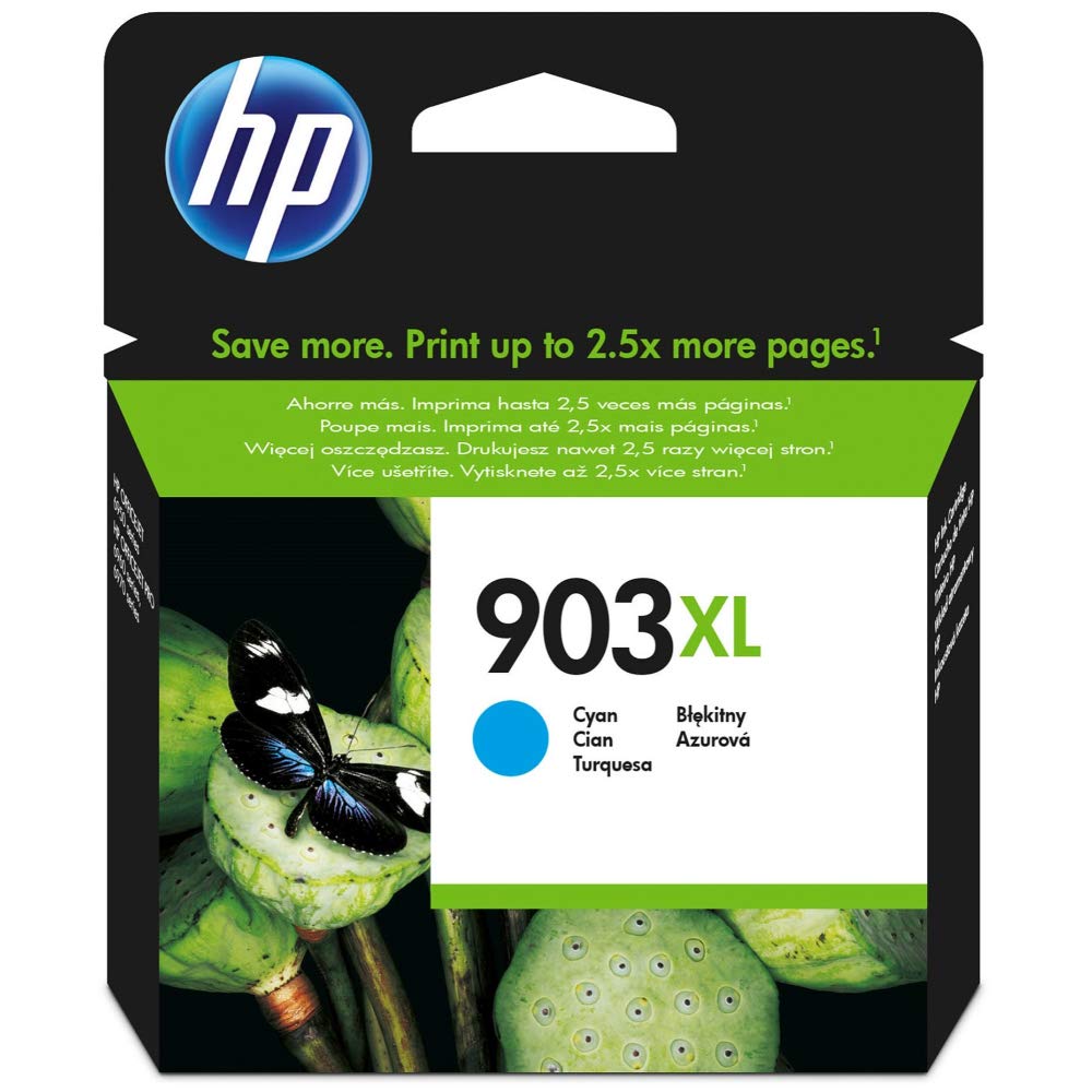 HP 903XL Cyan Tintenpatrone – Original, Modell T6M03AE, ca. 750 Seiten, NEU