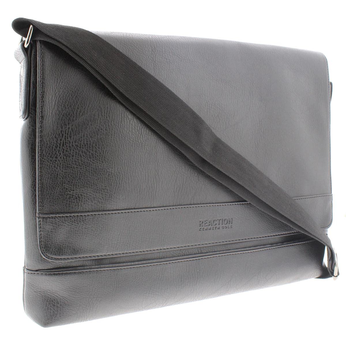 Kenneth Cole Strident-Class Vegan Leather 15" Laptop & Tablet Crossbody Messenger Bag for Work, School, & Travel