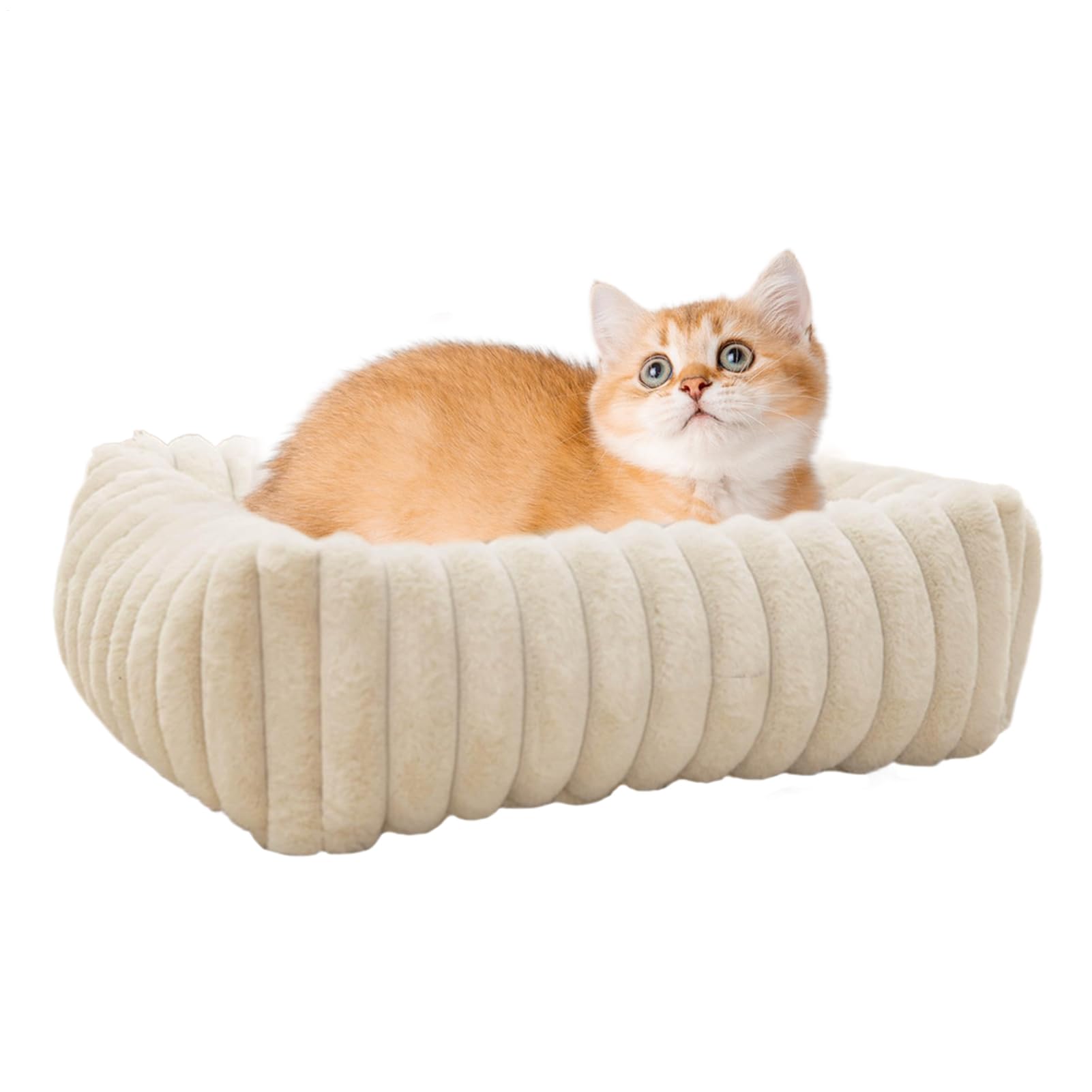 Sofá Cama para Gatos Sofá Mascota Cojín Mascota Colchoneta Cachorro | Cama Exterior Lavable Y Extraíble Para Gatos Casas Mascotas s Patio Hogar Apartamento Balcón Salón Dormitorio V