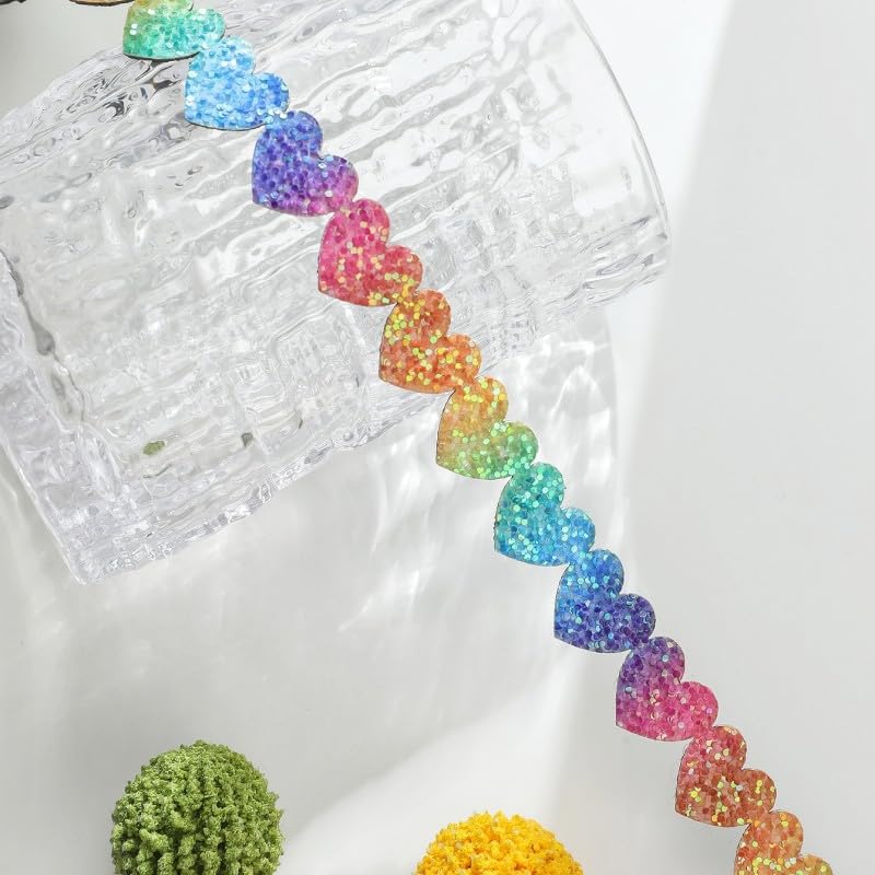 Rainbow Heart Stars Butterfly Choker Necklace Gothic Y2k Colorful Heart Necklace for Women Adjustable Classic Collar Necklaces Pride Month Jewelry3