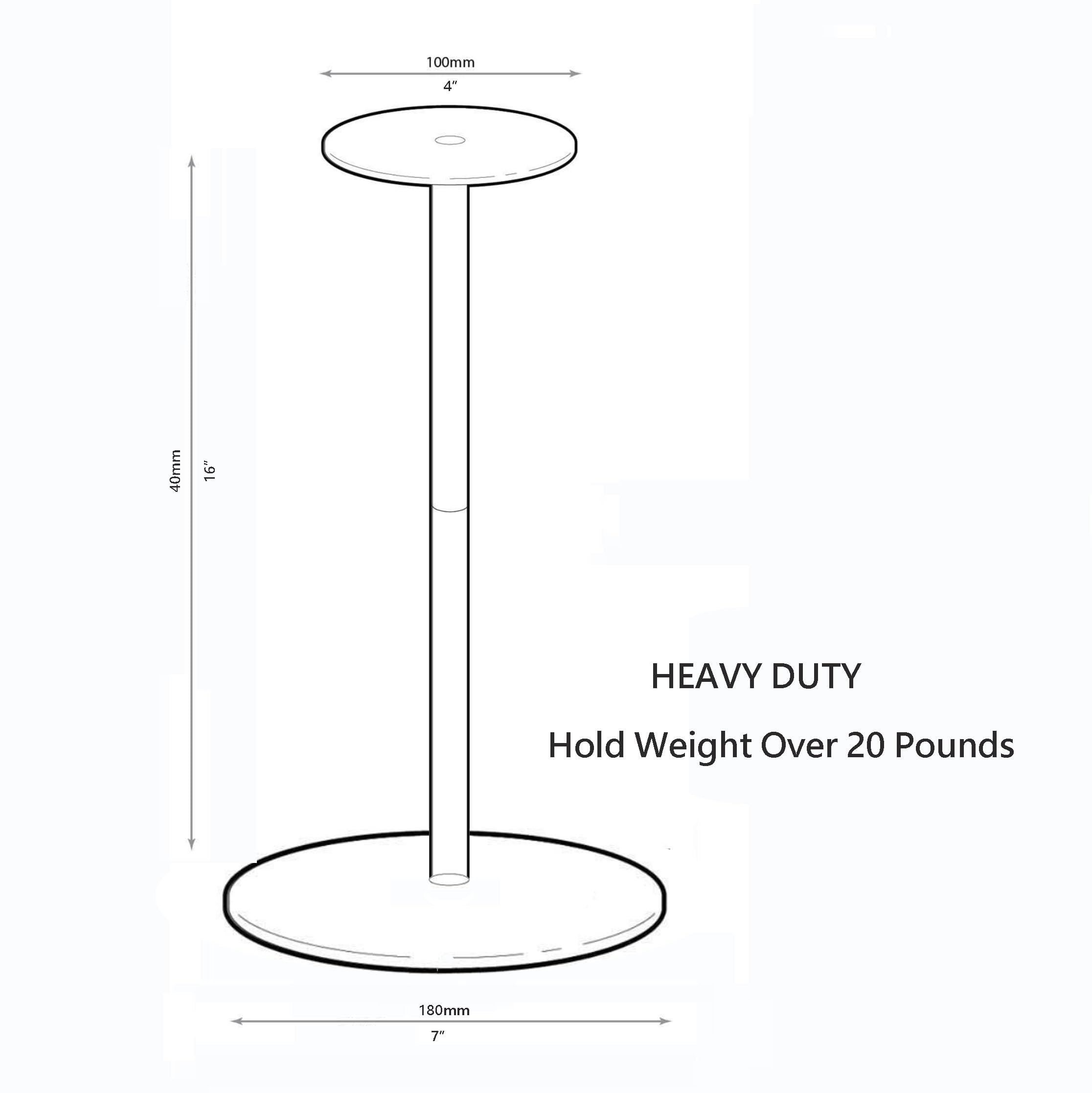 TYTAMMON Heavy Duty Metal Helmet Stand Hat Display Rack Cap Wig Holder Helmet Display Stand (1 piece)