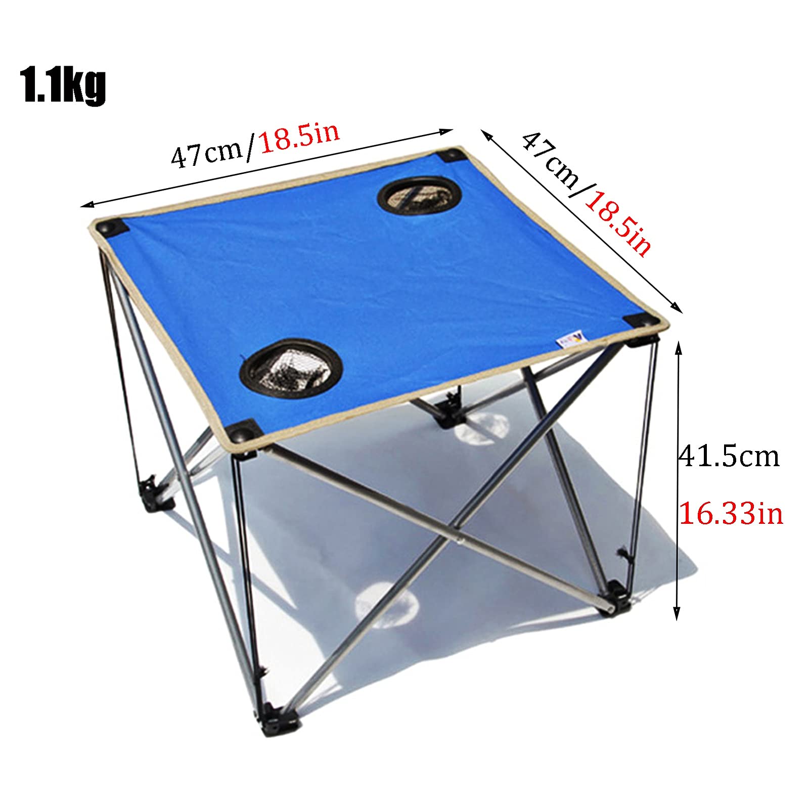 Table De Camping Pliante En Aluminium,table D'appoint,capacité De
