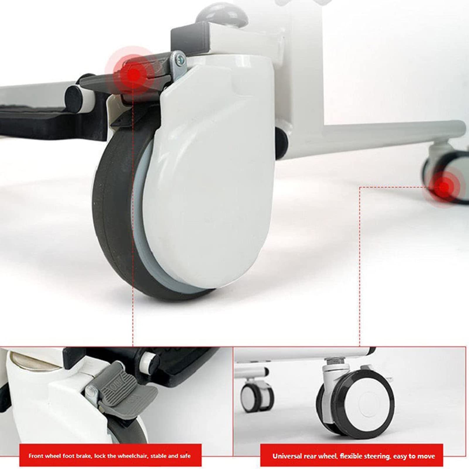 Silla de Traslado de Pacientes, Elevador para Silla de Ruedas, Grúa para Elevación Y Traslado de Pacientes, Silla de Traslado de Pacientes Multifuncional