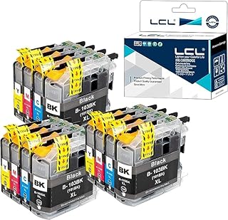 LCL Compatible for Brother LC101 LC101XL LC-103 LC103 XL LC103XL LC103BK LC103C LC103M LC103Y High Yield (12-Pack,3Black,3Cyan,3Magenta,3Yellow)Ink Cartridge for Brother DCP-J132W DCP-J152W DCP-J172W DCP-J4110DW DCP-J552DW DCP-J752DW MFC-J245 MFC-J285DW MFC-J4310DW MFC-J4410DW MFC-J450DW MFC-J4510DW MFC-J4610DW MFC-J470DW MFC-J4710DW MFC-J475DW MFC-J650DW MFC-J6520DW MFC-J6720DW MFC-J6920DW MFC-J870DW MFC-J875DW Inkjet Printer