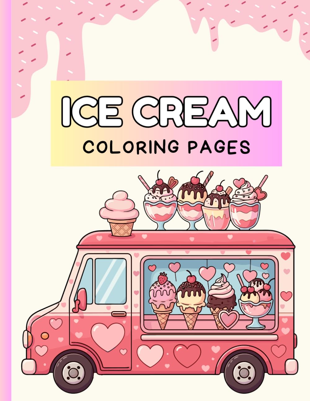 Ice Cream Coloring Pages: Sweet & Cool Designs for Hours of Coloring Fun
