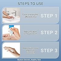 Vista 5 de KIbabyDI Gel de fórmula avanzada removedor de verrugas con ácido salicílico, tratamiento de acción rápida para verrugas genitales, plantares