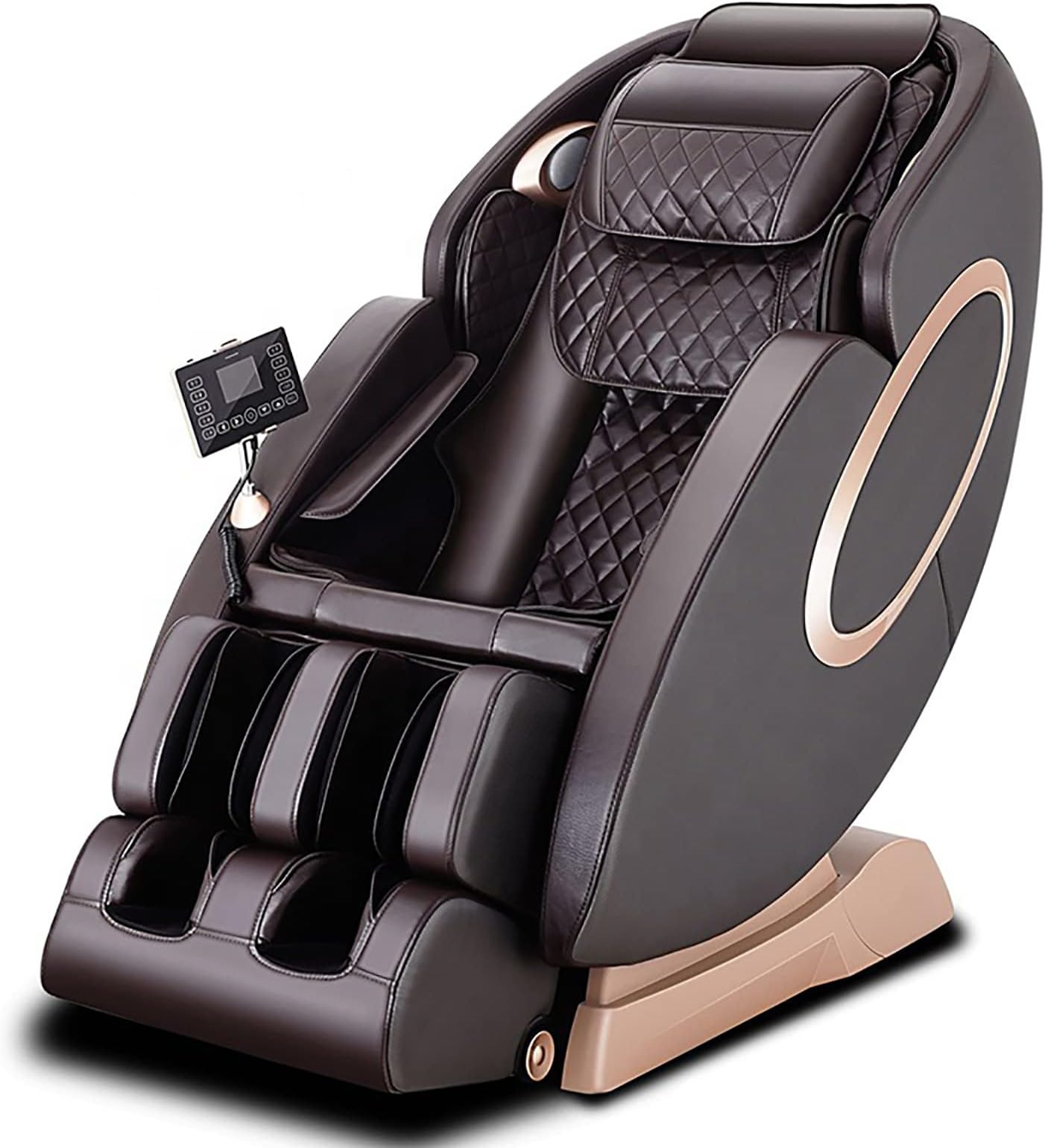 Multipurpose Full-Body S-Track Massage Chair with Zero-G LED Screen Display Wireless Bluetooth Audio Massage Roller for Foot Heating Function