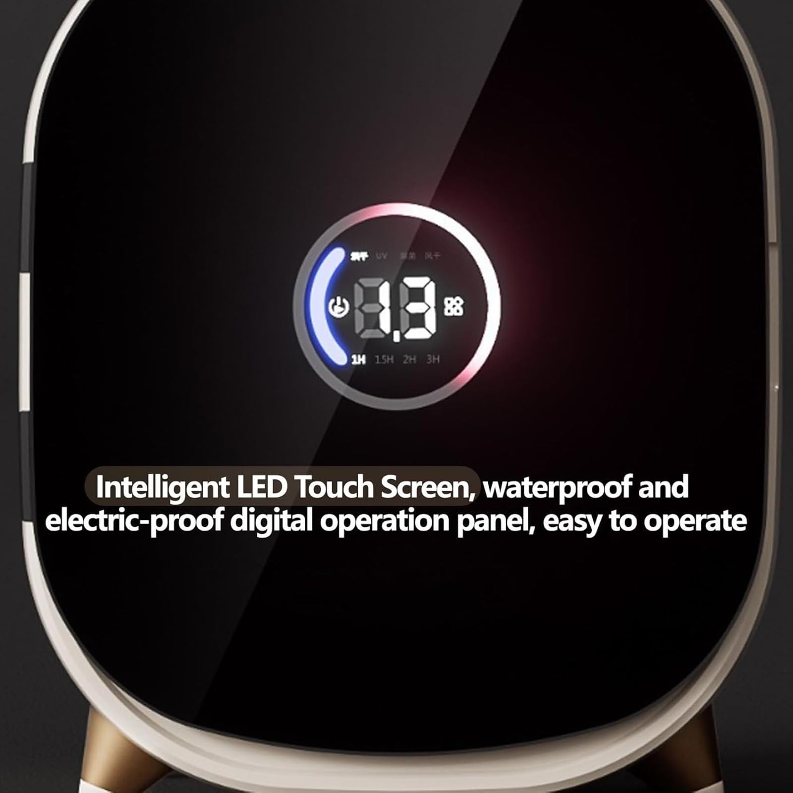 Secadora De Ropa Portátil, Secadora Eléctrica Con Pantalla Táctil LCD, Rotación Alternada Hacia Adelante Y Hacia Atrás, Secado Rápido De 30 Minutos, Capacidad De Carga De 0,8 Kg