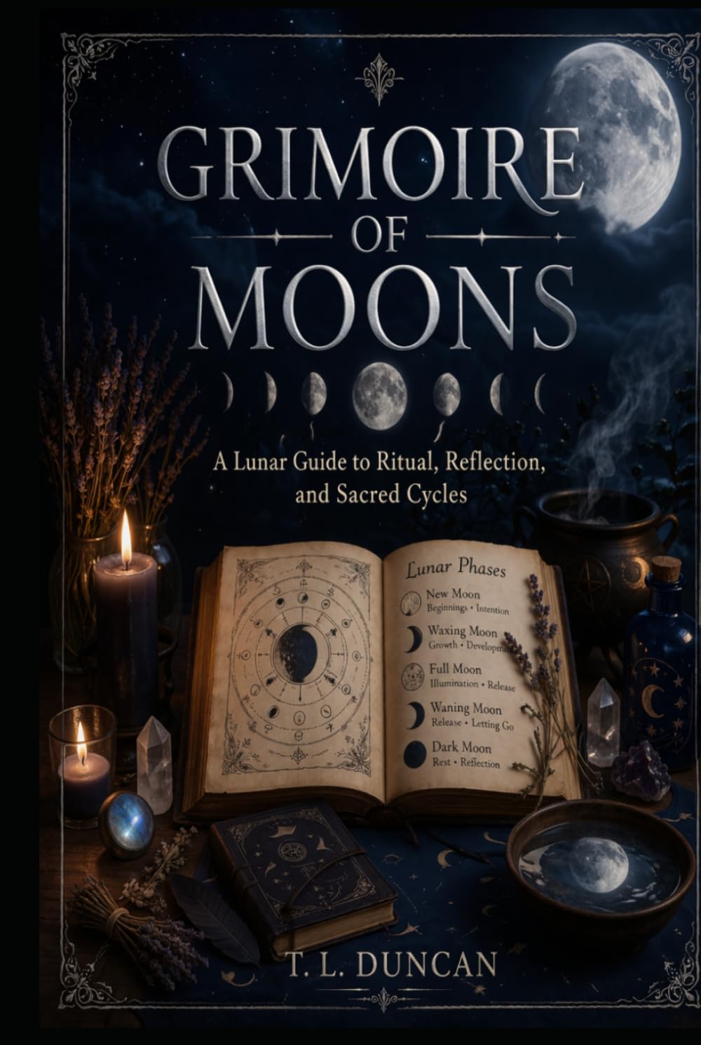 Grimoire of Moons: A Lunar Guide to Ritual, Reflection, and Sacred Cycles