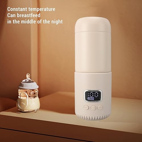 Miniatura 3 de Calentador de agua portátil de 13.5 fl oz, hervidor eléctrico de viaje de 131.0 F 18000 mAh con materiales de grado alimenticio, carga USB,