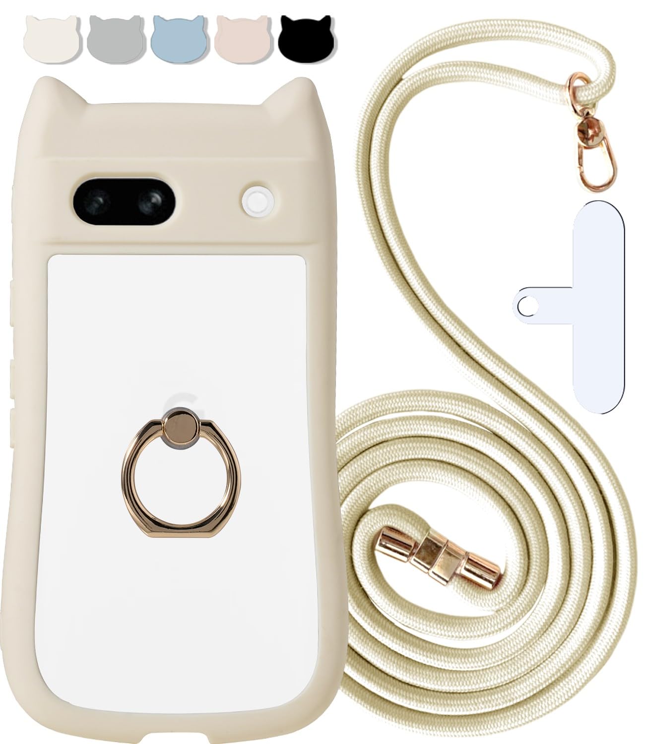 Amazon.co.jp: shinyle pixel 8a ケース クリア 猫耳 グーグルピクセル