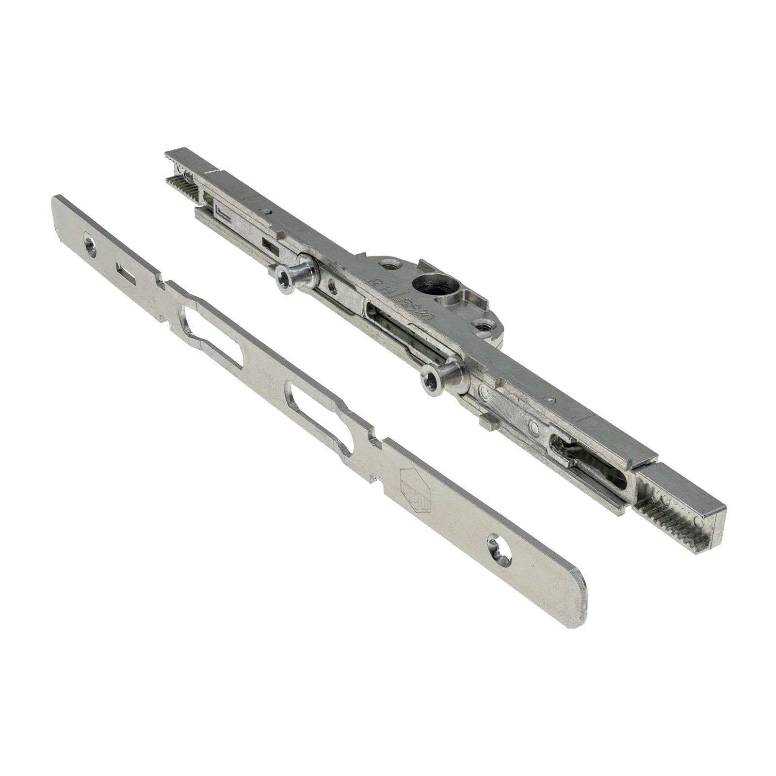 Truly Pvc Limited Silver Maco Mk2 Croppable Espag Gearbox - 20Mm Backset 7.7Mm Cam - High Security Shootbolt Window Lock - Upvc Timber Aluminium
