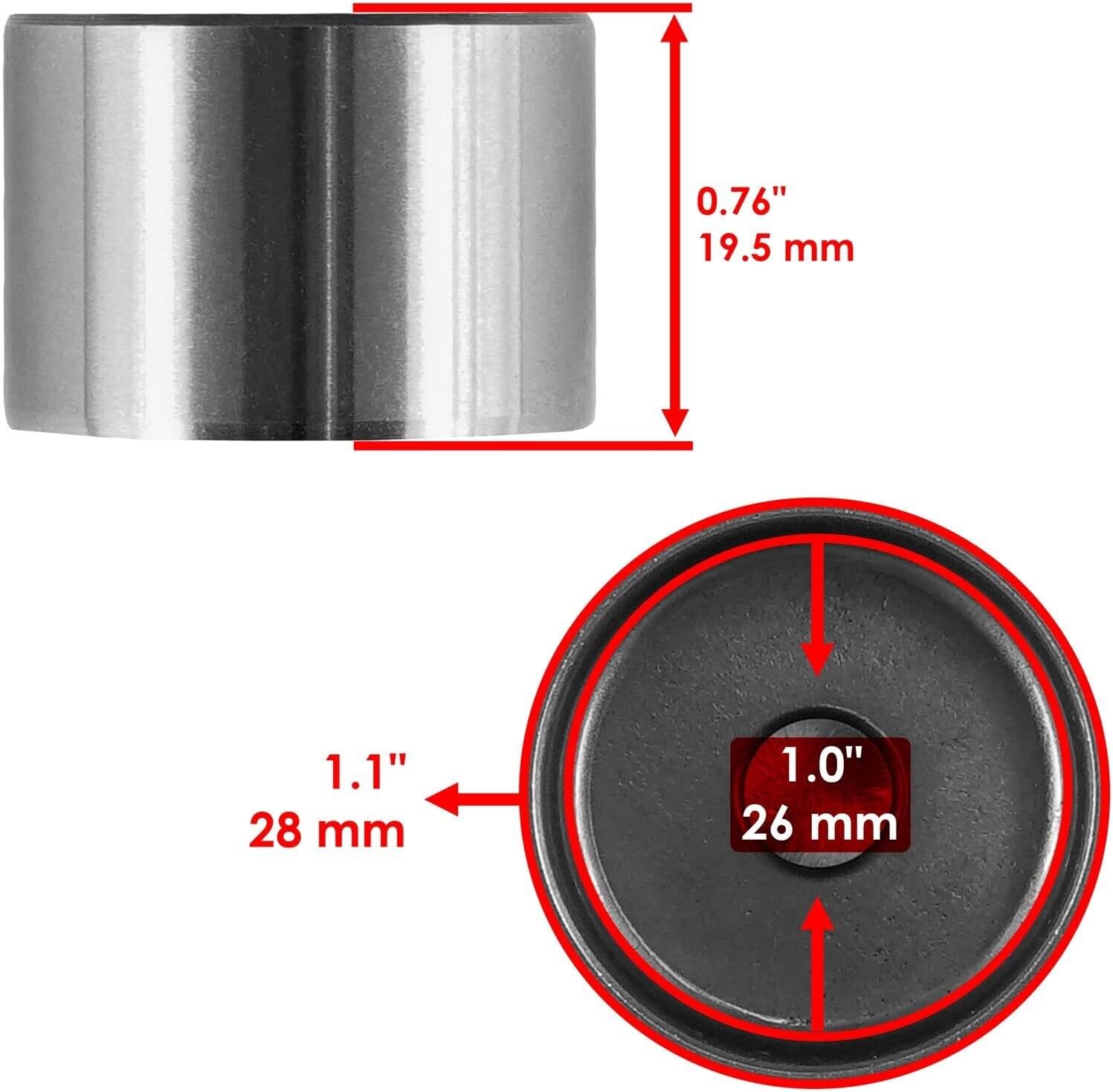 Caltric 2x Exhaust Valve Kit compatible with Suzuki Quadsport Z400 LTZ400 LTZ400Z 2x4 2003-2009
