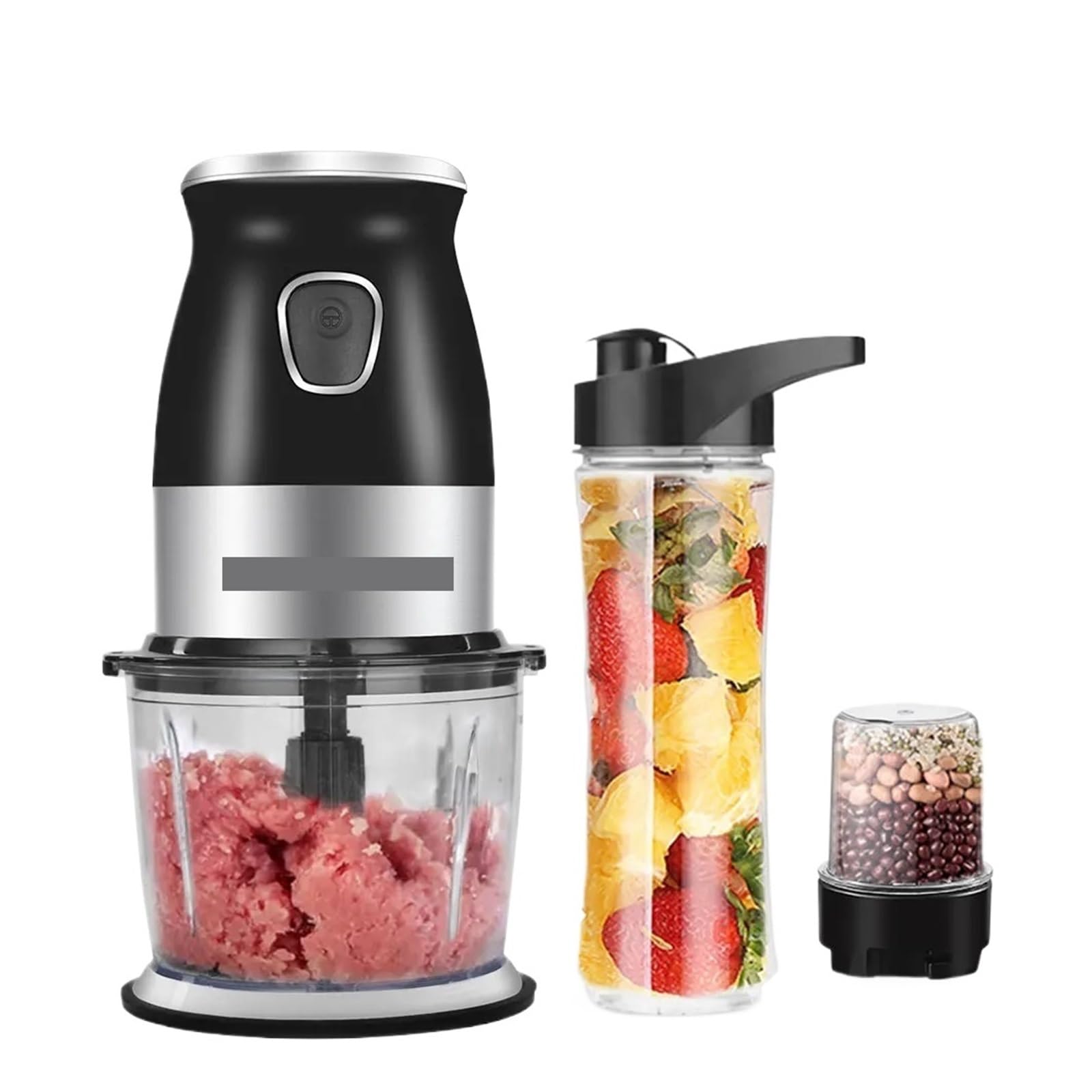 Szybki Wielofunkcyjny Robot Kuchenny O Mocy 500 W, Maszynka Do Mięsa, Przenośny Osobisty Mini Blender, Mikser, Sokowirówka, Młynek Suchych Produktów, Siekacz 800 Ml Energiczne Mieszanie