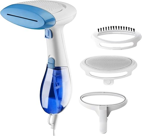 Extreme Steam - Vaporizador de tela de mano con doble calor, portátil para quitar arrugas