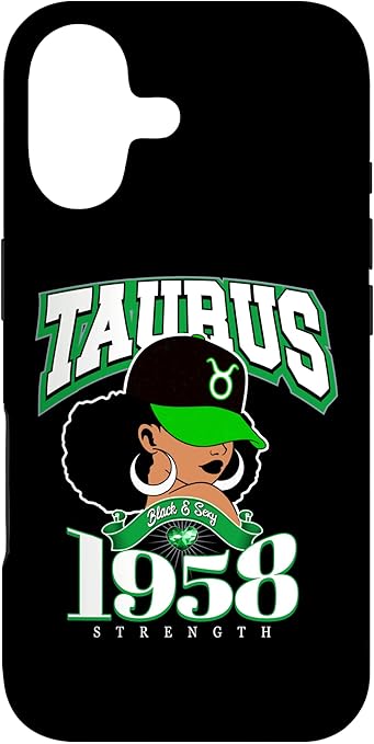 Taurus 1958 Melanin Goddess Astrology Clothing Case for iPhone 17