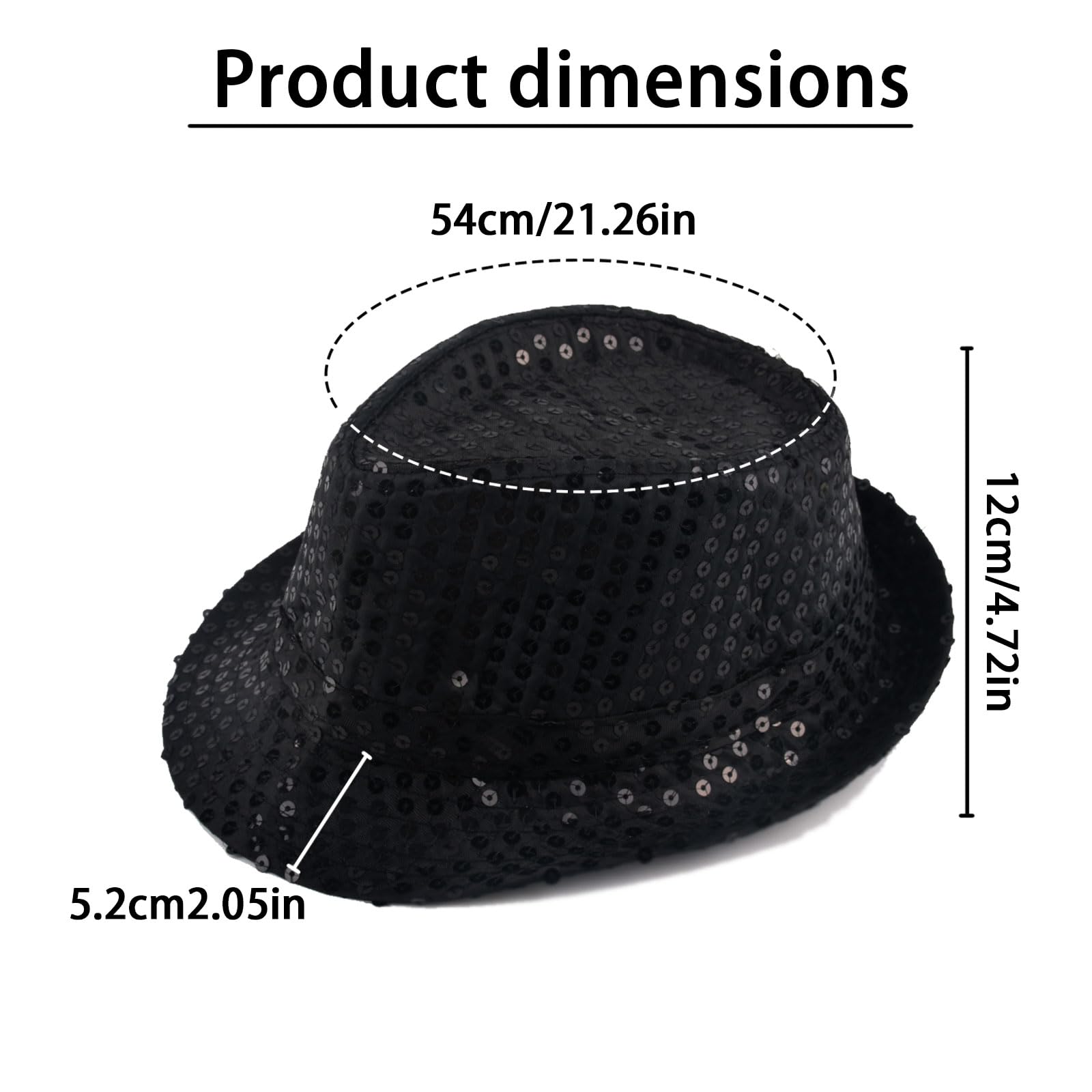 AWAVM Costume Kids Hat for Boy Girls Western Jazz Dance Hat - Image 2