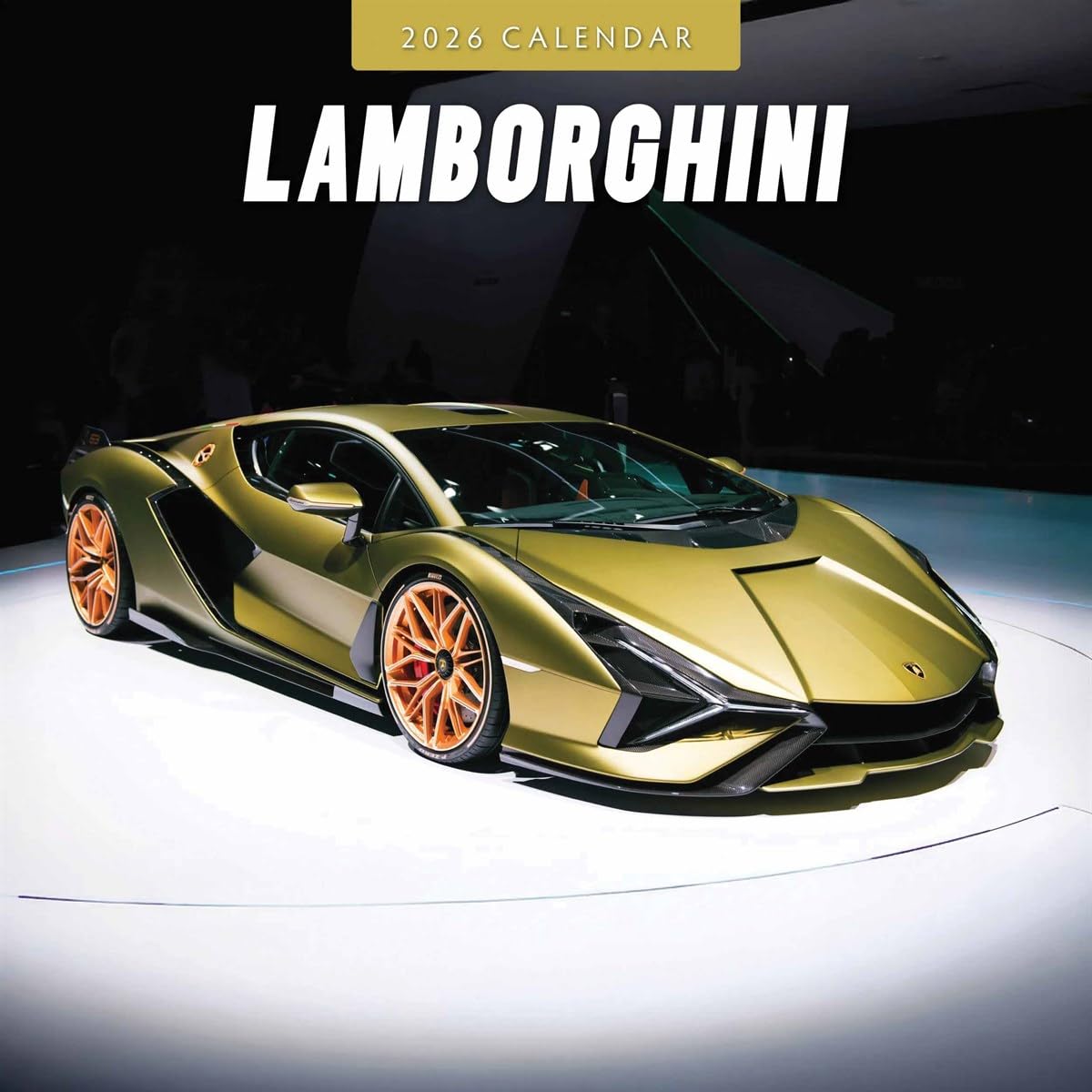 Lamborghini 2026 Square Wall Calendar