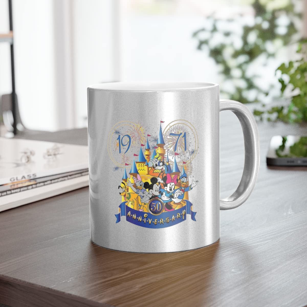 50th Anniversary of Magic Christmas Mug Mouse Ears Mug 11Oz Great Idea Gift For Christmas 50 Years O