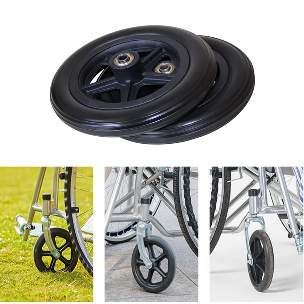 Amazon.co.jp: 6インチ 車椅子 フロントキャスター 車いす ウォーカー