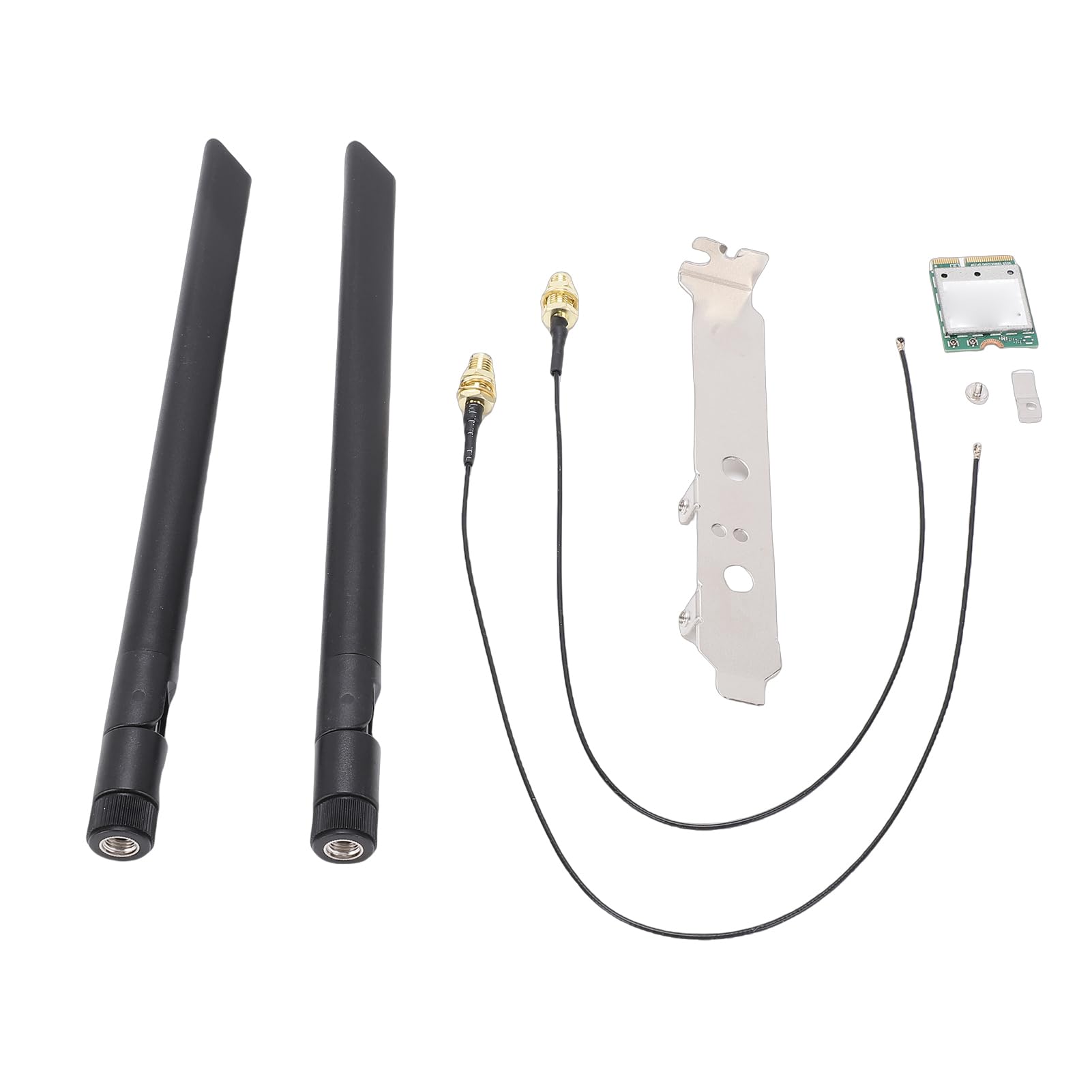 Adattatore Wireless di Rete a 3 Bande Ad Alta velocità per Scheda Wireless WiFi 7 per 11 5,8 Gbps con Doppia Antenna Esterna