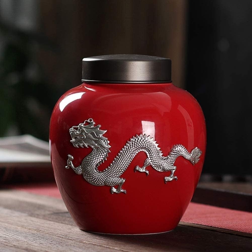 Vase Desktop Porcelain Vases Ginger Jar Home Table Ceramic Chinese Centerpieces Decorative B H14xw13cm Rustic Decor(I)