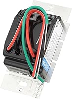 Vista 11 de Lutron Diva LED+ Interruptor Regulador de Luz para Bombillas LED Regulables, Halógenas e Incandescentes, 150 Vatios, Unipolar o 3 Vías, Almendra