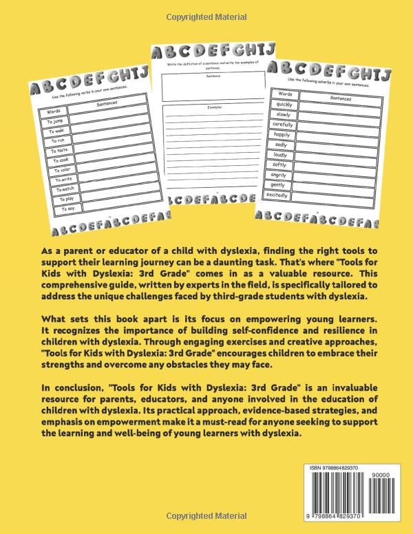 Snapklik.com : Dyslexia Tools For Kids 3rd Grade. 100 Activities To ...