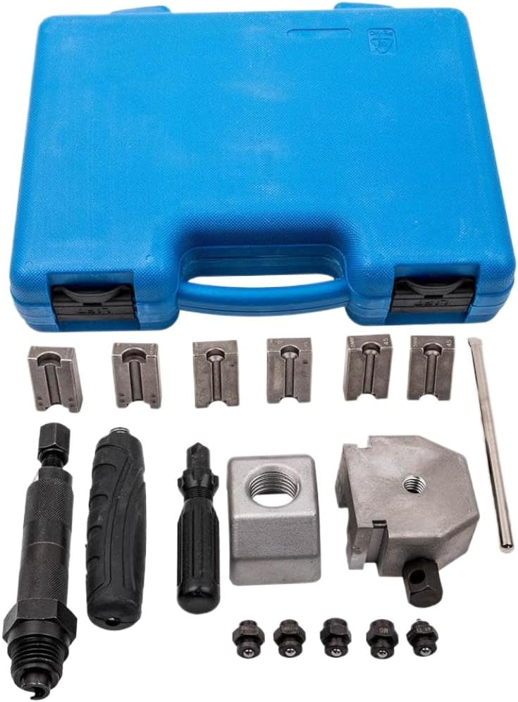 Hydraulic Double-Bender for Brake Lines Fuse Hydraulic Flaring Tools Kit 18pcs