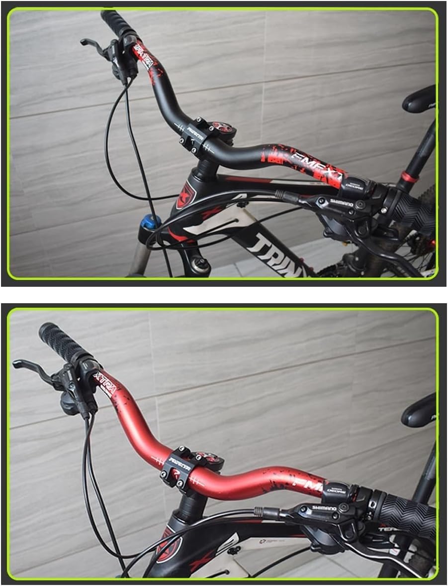 Accessoire vélo,Tomtou-guidon de vélo de montagne en Fiber de carbone