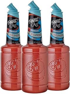 Finest Call Premium Bloody Caesar Drink Mix, 1 Liter Bottle (33.8 Fl Oz), Pack of 3