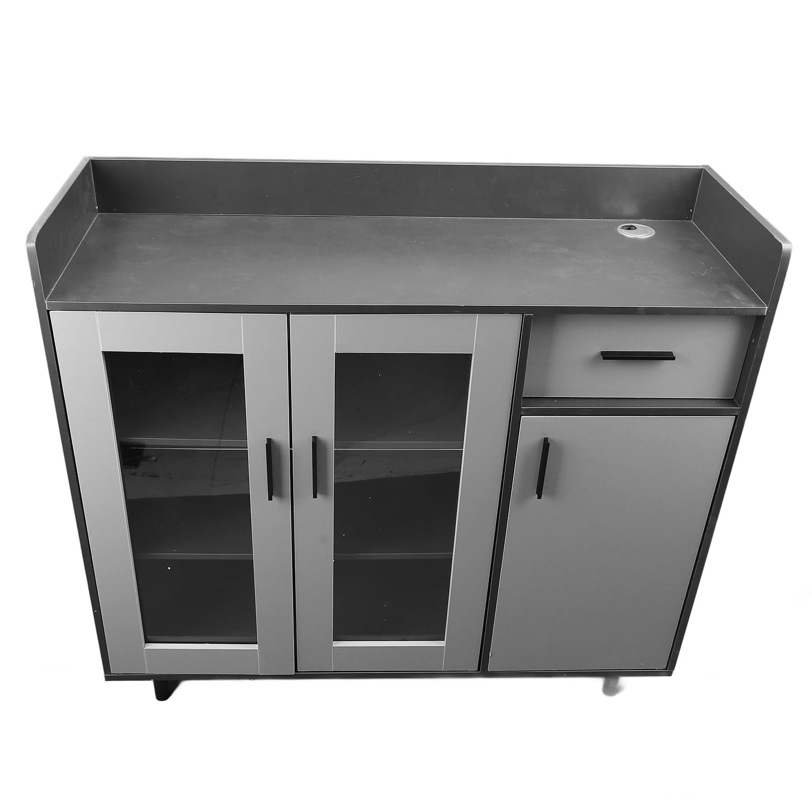 Gabinete de almacenamiento GOWENIC con puertas regulables para salón y cocina