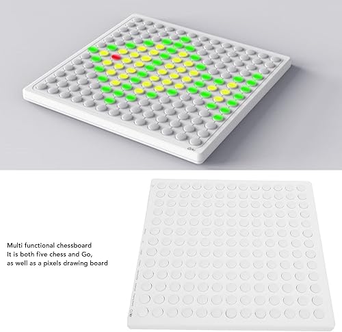 Miniatura 5 de Heayzoki Tablero de ajedrez electrónico, juego de mesa inteligente educativo con IA con batería de 900 mAh, reduce el aburrimiento, luz suave, juego